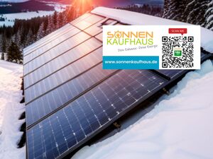 Photovoltaikmodule im Winter