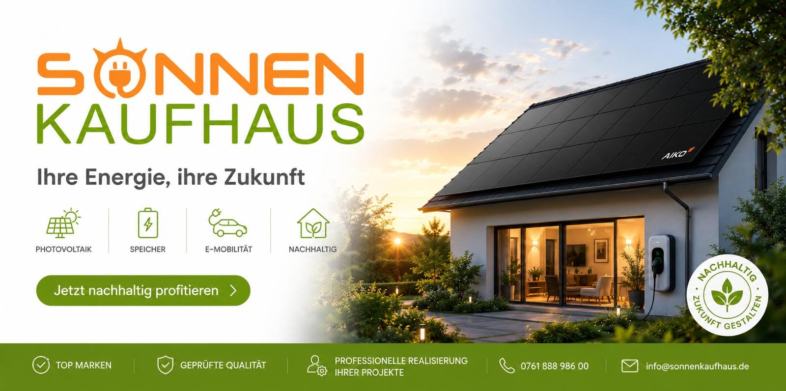 Solar & Photovoltaikanlagen für den Landkreis Freiburg